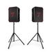 Teufel ROCKSTER NEO stereo set + K&M speakerstatieven