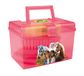 LENA Reinigingsbox met accessoires, hobby horsing, paardenverzorgingsset voor kinderen