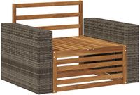 vidaXL Tuinbank Metaal Naturel