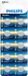 Philips AG13 LR44 Knoopcel Batterijen - 10 stuks