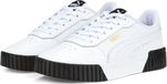 PUMA Carina 2.0 Dames Sneakers - Puma White-Puma White-Goud-Puma Black