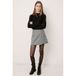 Frankie&Liberty pied-de-poule korte rok - zwart