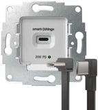 Smart Things sCharge 20W inbouw voedingsadapter 230V met USB-C