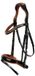 Harry's Horse Hoofdstel Black Cognac Cob Polyester Zwart