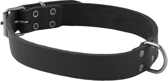 Adori Halsband Vetleder Met Print Zwart - Hondenhalsband - 30mmx60 cm zwart