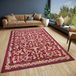 Hanse Home Assia Design tapijt, oosters - plat weefsel, oosters bloemenpatroon, antislip onderkant, klassiek hoogwaardig geweven voor woonkamer, slaapkamer, eetkamer, hal - rood, 120 x 180 cm