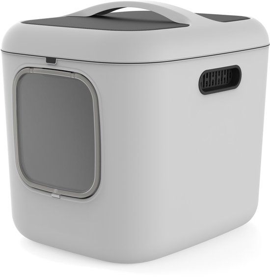 MyPet Rotho Mypet Kattenbak Biala Xl 62x50x58 cm - Kattentoilet - Wit