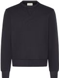 Casual Friday Sweatshirt Persson Lange Mouw Ronde Hals Katoen Donkere Marine L