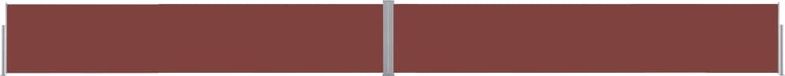 Écran de jardin extensible 140x1200 cm marron