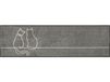 wash+dry Kleen-Tex wash+dry Lovetails Rubberen Mat Binnen/Buiten Rechthoekig Grijs 35 x 120 cm