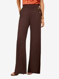 Love & Roses Pantalon chocolat brun