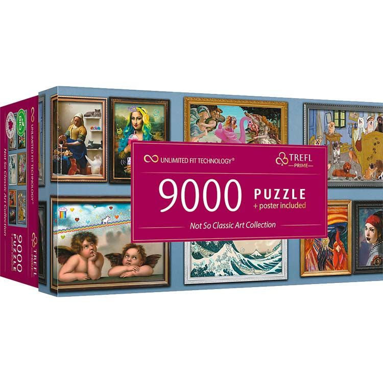 Trefl - Puzzel 9000 stukjes - Not So Classic Art Collection - Kunst - Volwassenen & kinderen