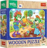 Trefl Dieren Kinderpuzzel Hout Houten Legpuzzel - 50 stukjes - Vanaf 4 jaar