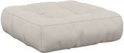 vidaXL Zitkussen VIANEN 100% Polyester Wit 50 x 50 x 12 cm