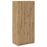VidaXL Kledingkast 80x52x180 cm Artisanaal Eikenkleurig