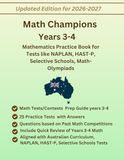 Math Champions Years 3-4 Mathematics Practice Book