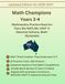 Math Champions Years 3-4 Mathematics Practice Book