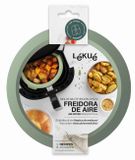 Lékué Airfryer Bakvorm 15cm Groen Siliconen Rond