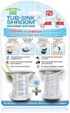 TubShroom SinkShroom Afvoerbeschermer Haaropvanger voor Bad en Wastafel, Chroom