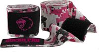 Super pro combat gear Super Pro Boxing Gear Bandages Camo Roze/Zwart/Wit 250cm