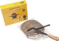 BBQNOVATION Kamado Vilt Glasvezel – Fiberglass Gasket Afdichtingsset met 3M Tape – Hittebestendig Pakkingband – Geschikt voor Big Green Egg, Kamado Joe, The Bastard & Grill Guru