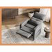 Fauteuil Relax Électrique Inclinable - Massage Coloré + Chauffage - Dossier Et Repose-pieds Réglables, Soutien Lombaire, Assise Confortable - Fauteuil Salon/lecture - Tissus En Lin Coloris : Blanc