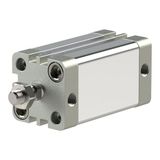 RIEGLER 155664-15.DMA.40070 compacte cilinder, dubbelwerkend, AG, K-Ø40, Hub70, G1/8, ISO21287, 1 st.