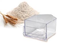 Westmark Enkele Keukenbak, inhoudscapaciteit: 1L, gebogen handvat kunststof, Venezia, kristalhelder 79252240