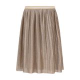 Like Flo midi plissé rok met glitters - goud