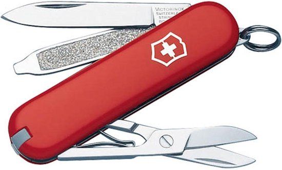 Victorinox Classic Blue Transparant SD Zakmes 7 functies
