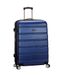Rockland Melbourne Hardside Uitbreidbare Spinner Wheel Bagage, Blauw, Checked Large 28"