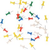 Humbert Pushpins - 35 Pieces - Colored