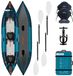 Abstract Sport Abstract Azura 375 – Opblaasbare kano voor 2 personen – Kajak – Toerkajak – PVC dropstitch – 375 cm – Blauw