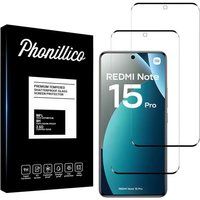 Phonillico® Verre Trempé pour Xiaomi Redmi Note 15 PRO 4G [Pack 2] Film Vitre Protection Ecran