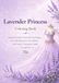 Lavender Princess Coloring Book: Dreamy Lavender Floral and Tiara Designs for Calm Relaxation, Stress Relief, and Creative Coloring for Adults