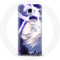 Maniacase Etui voor Samsung Galaxy J6 2018 Satoru Gojo Jujutsu Kaisen Anime