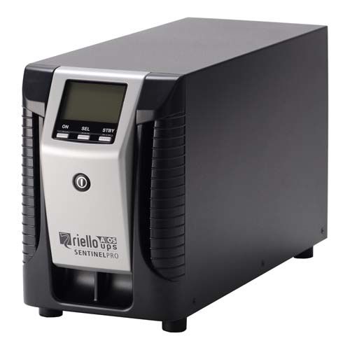 Riello Sentinel Pro 1000 - Ononderbroken stroomvoorziening (UPS) - Zwart