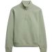 Superdry Essential Logo Embroidered Sweatshirt Met Halve Rits Groen 2XS Vrouw