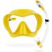 CRESSI F1 duikmasker of combo set masker Frameless & snorkel Dry voor duiken en snorkelen, eenheidsmaat, uniseks