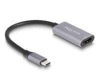 Delock 60020 HDMI kabel 0,15 m USB Type-C naar HDMI Zwart, Grijs