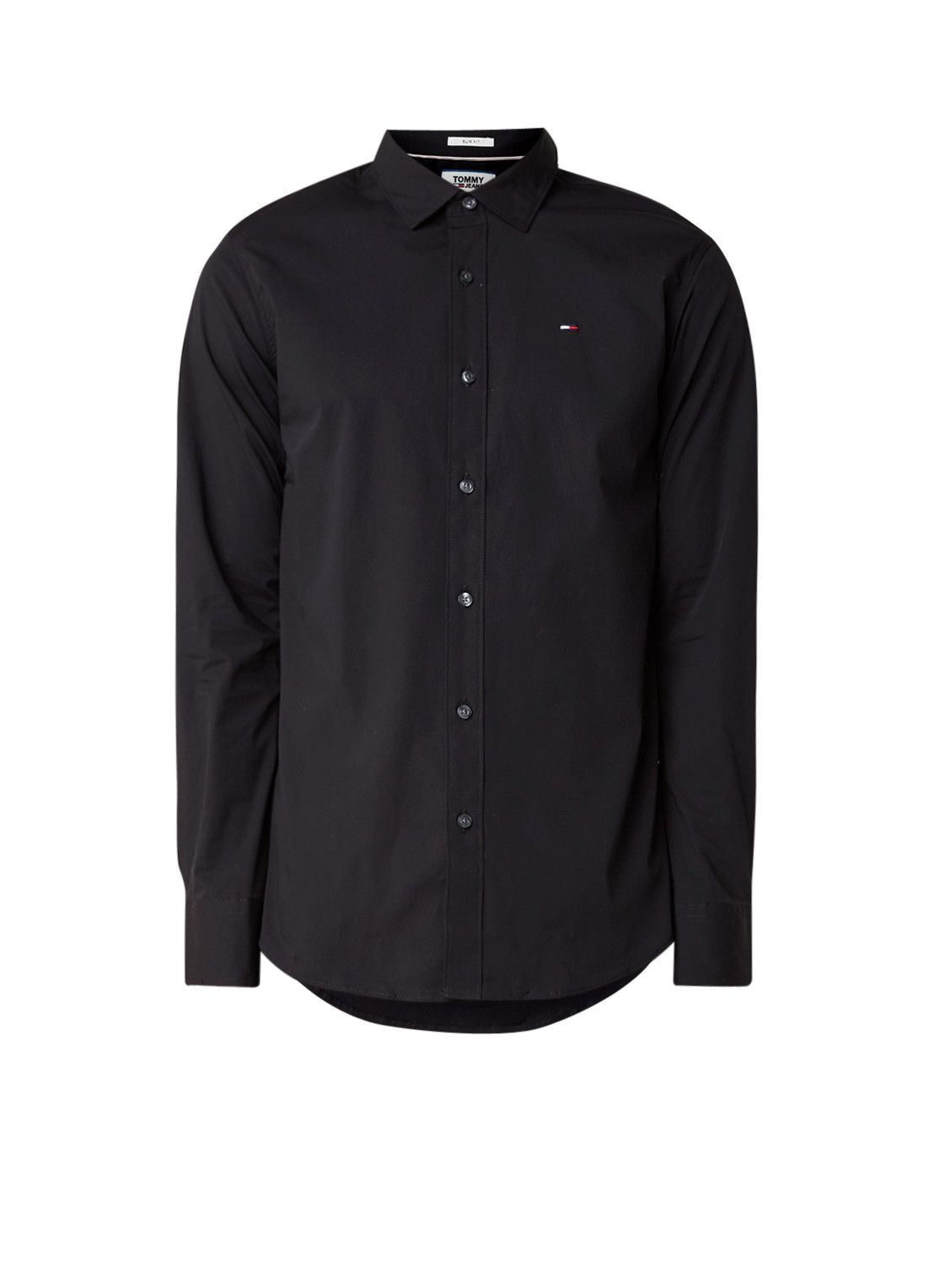 Tommy Hilfiger Original slim fit overhemd met stretch