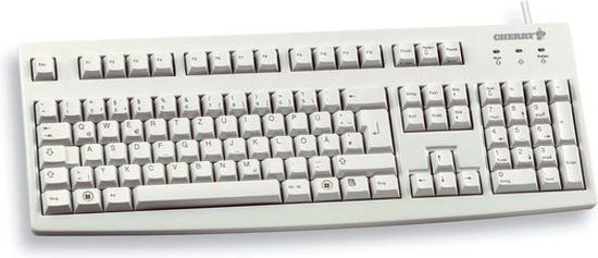 Cherry G83-6104LUNEU-0 - QWERTY US Layout Keyboard - Grey