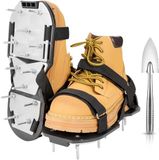 Merkloos / Sans marque Detailkampioen Beluchtingsschoenen voor gazon - voorgemonteerd - met spikes voor gazonbeluchting in tuin en erf - zwart