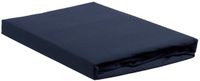 Ambiante Katoen Hoeslaken 160x220 cm Donkerblauw