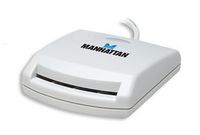 Manhattan 172844 lecteur de carte à puce USB 1.1 Blanc