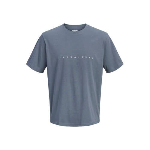 JACK & JONES PLUS SIZE regular fit T-shirt met logo - turbulence
