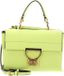 Coccinelle Leren schoudertas avondtas Arlettis Handbag Grainy Leather Green Glow Lichtgroen