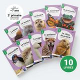 Les Animaux Leermateriaal pour Enfants: Les Animaux 3 - 10 Livres