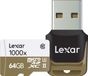 Lexar carte mémoire microSDXC - 64Go - UHS-II - vitesse 1000x