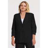 YOEK regular blazer zwart